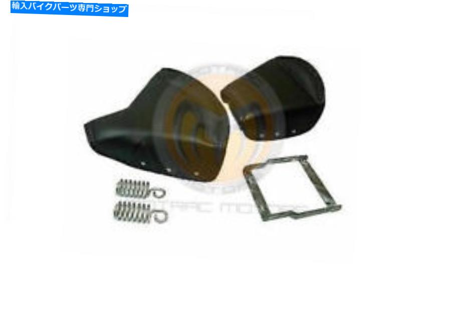 Seats ロイヤルエンフィールドクラシックブレット500スプリングフロント＆リアピリオンレザーシート Royal Enfield Classic Bullet 500 Sprung Front & Rear Pillion Leather Seat