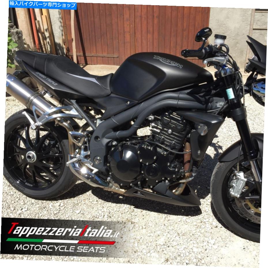 Seats Triumph Speed Triple 1050 2005-2010 Tappezzeria Italiaシートカバー超グリップ For Triumph Speed Triple 1050 2005-2010 Tappezzeria Italia Seat Cover Ultra-Grip