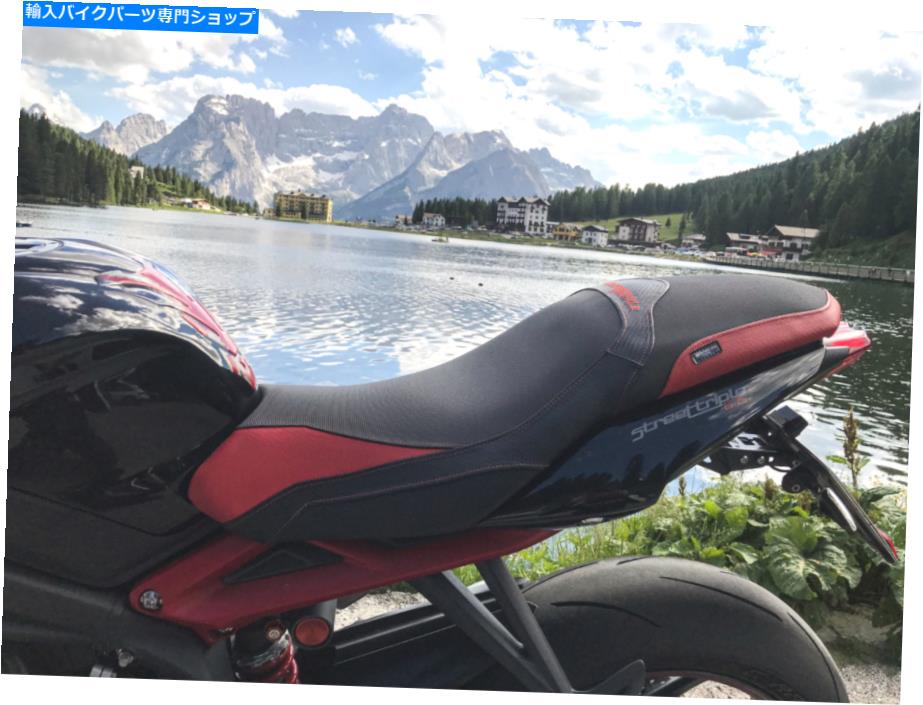 Seats Triumph Street Triple 2013-2016 Tappezzeria ItaliaシートカバーアンチスリップNew Triumph Street Triple 2013-2016 Tappezzeria Italia Seat Cover Anti-Slip New