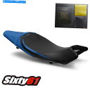 Seats 鈴木SV650ゲル付きシートカバー2016 -2019 2020 2021 2022ルイモトブルーブラック Suzuki SV650 Seat Cover with Gel 2016 -2019 2020 2021 2022 Luimoto Blue Black