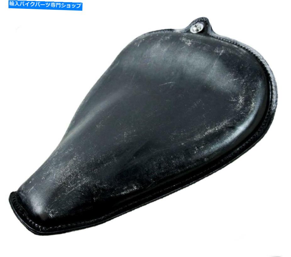 Seats 2004-2006ハーレースポーツスターシートブラックディストレザーにフレームにすべてのモデルに適合する 2004-2006 Harley Sportster Seat Black Dist Leather On The Frame Fits All Models