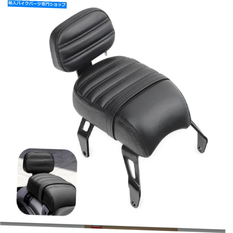 Seats インディアンスカウトにフィットしたバックレストパッド付き後部助手席210腹筋 Rear Passenger Seat w/ Backrest Pad Fit For Indian Scout Bobber Twenty Sixty ABS