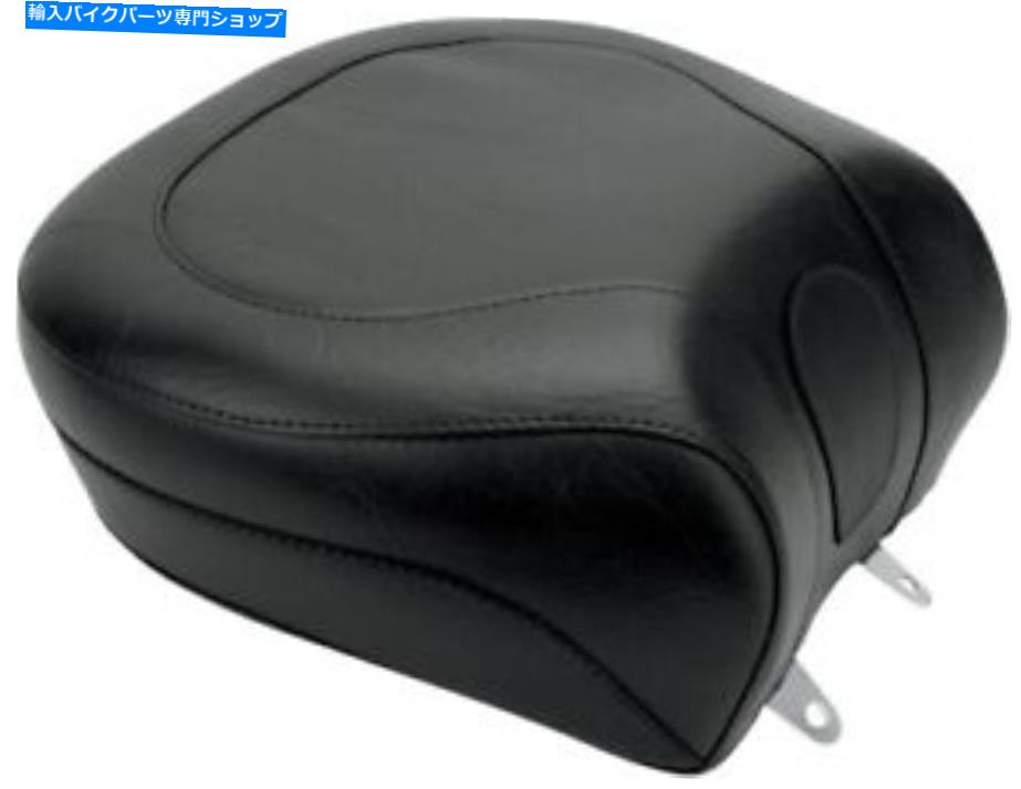 Seats マスタング-79131-ビンテージワイドツーリング埋め込み後部座席2000-06ハーレーソフトアイル Mustang - 79131 - Vintage Wide Touring Recessed Rear Seat 2000-06 Harley Softail