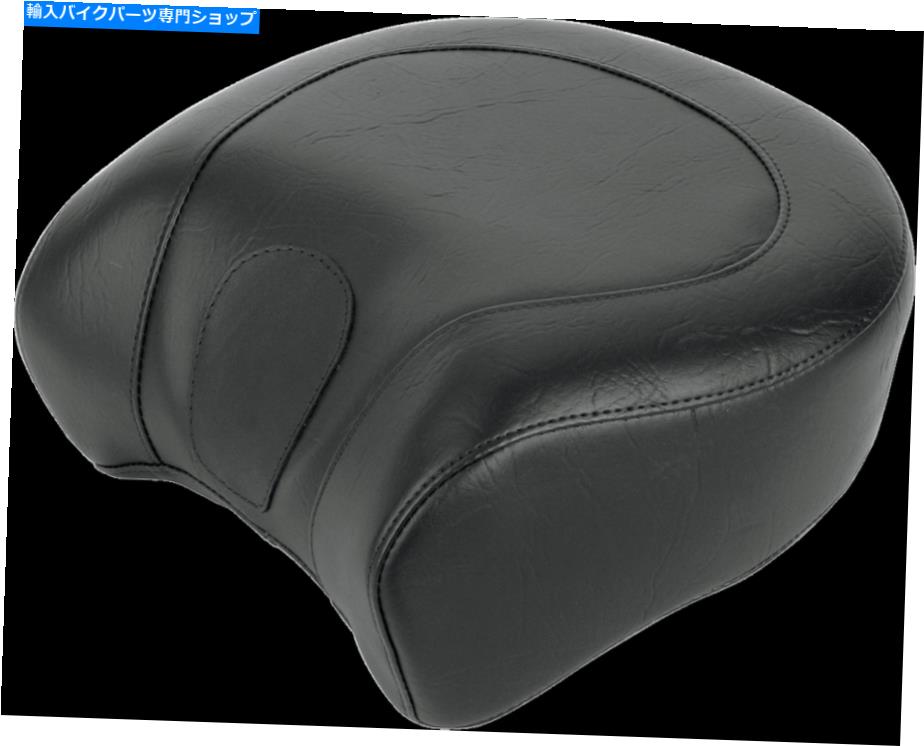 Seats ワイドリアシート - ヴィンテージ - ブラック - 滑らか-FXD '96 -'05 Wide Rear Seat - Vintage ..