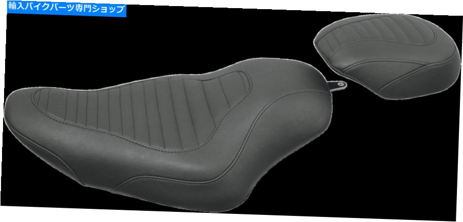 Seats マスタングトリッパータックアンドロールソロリアシート76956 Mustang Tripper Tuck and Roll Solo Rear Seat 76956