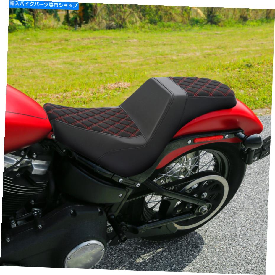 Seats ハーレーソフトアイルスタンダードストリートボブ2018-laterに適したドライバーと助手席 Driver & Passenger Seat Fit For Harley Softail Standard Street Bob 2018-later