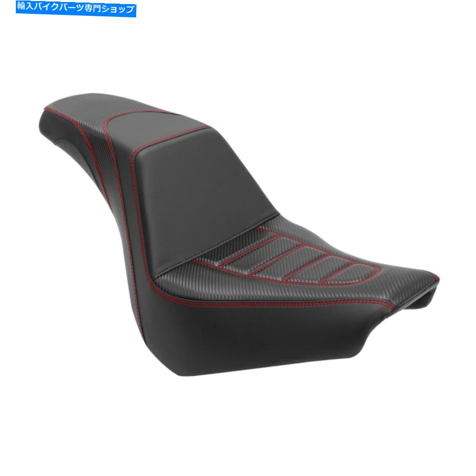 Seats ハーレーストリートボブFXBB 18-later 2019に適したブラックドライバーの助手席ピリオン Black Driver Passenger Seat Pillion Fit For Harley Street Bob FXBB 18-later 2019