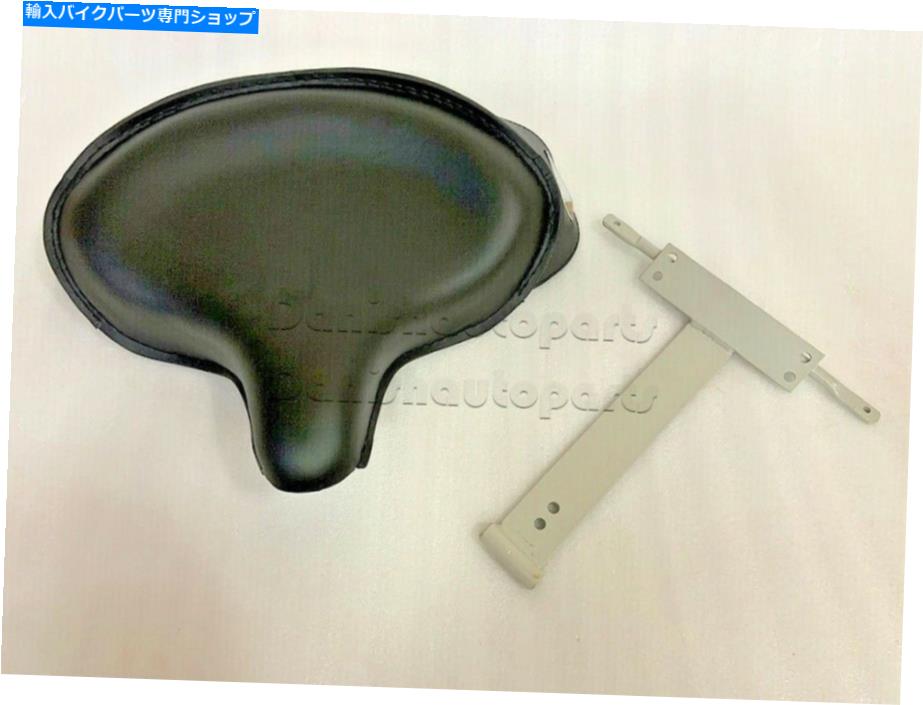 Seats T-Bar ShovelheadBobberチョッパー付き警察のソロシートブラックハーレービニール POLICE SOLO SEAT BLACK HARLEY VINYL WITH T-BAR SHOVELHEAD BOBBER CHOPPER