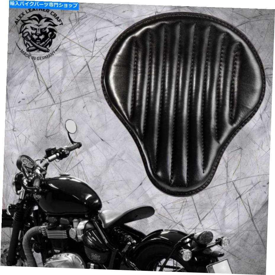 Seats 2016年以来のTriumph Bonneville Bobberソロシート「STDハンドシューンブラックV2」サイズXS/2 Triumph Bonneville Bobber since 2016 solo seat 