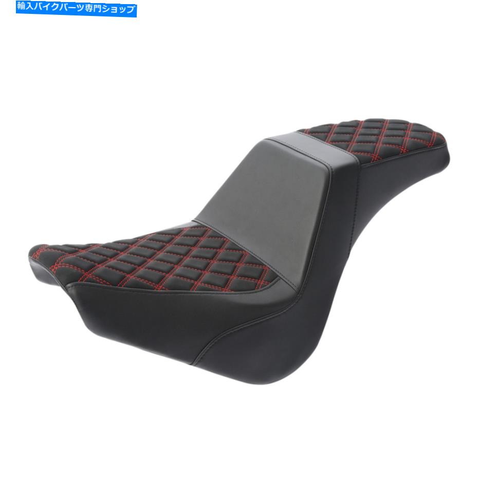 Seats ハーレーソフトエイルストリートボブFXBB標準18+ブラックに適したドライバーの助手席 Driver Passenger Seat Fit For Harley Softail Street Bob FXBB Standard 18+ Black