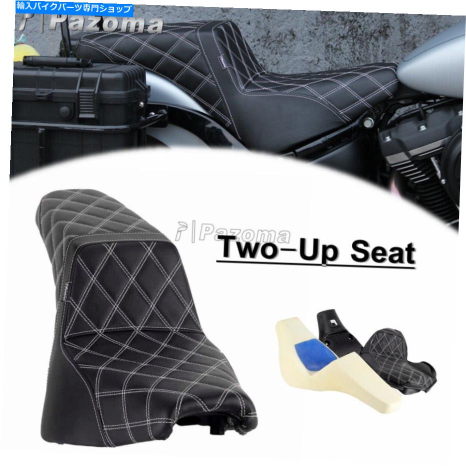 Seats ハーレーFLHCS FLSL FXBB FXBBS Softail LSシートのドライバー乗客2席 Driver Passenger Two Up Seat For Harley FLHCS FLSL FXBB FXBBS Softail LS Seat