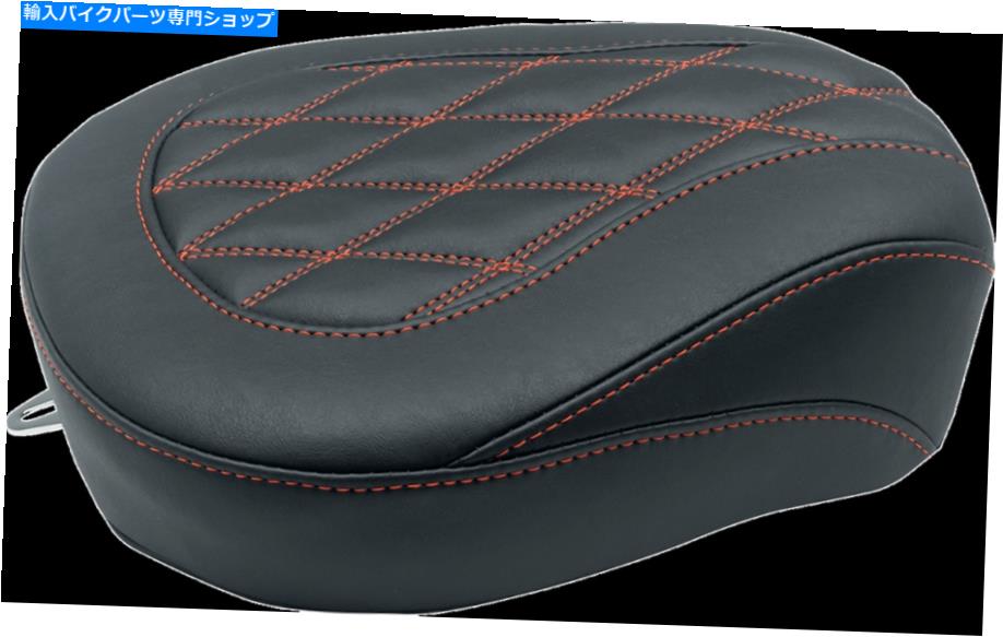 Seats Harley-DavidsonのためのMustang 76648ABワイドトリッパーの助手席 Mustang 76648AB Wide Tripper Passenger Seat For Harley-Davidson