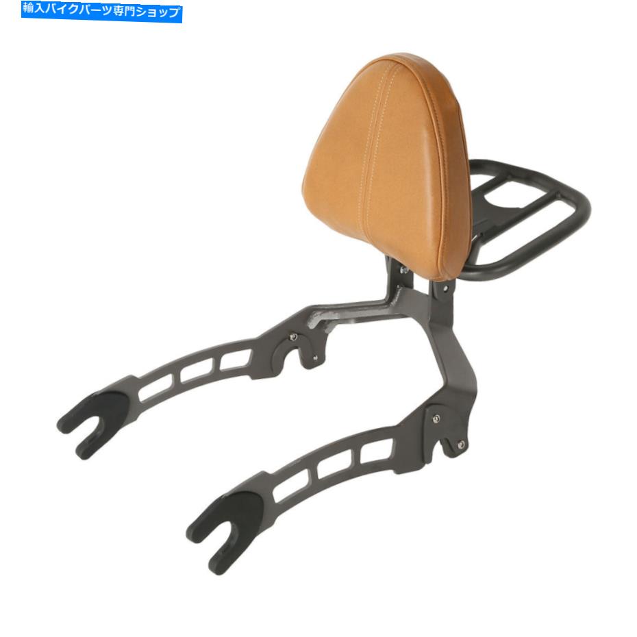 Seats インディアンスカウトモデル2015-2023 2016の乗客バックレストシシーバーシートラック Passenger Backrest Sissy Bar Seat Rack For Indian Scout Models 2015-2023 2016