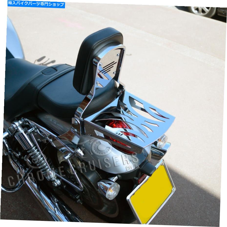 Seats Triumph Thunderbird 1600 1700高品質のChrome Sissy Bar Backrest + Rack TRIUMPH THUNDERBIRD 1600 1700 HIGH QUALITY CHROME SISSY BAR BACKREST + RACK