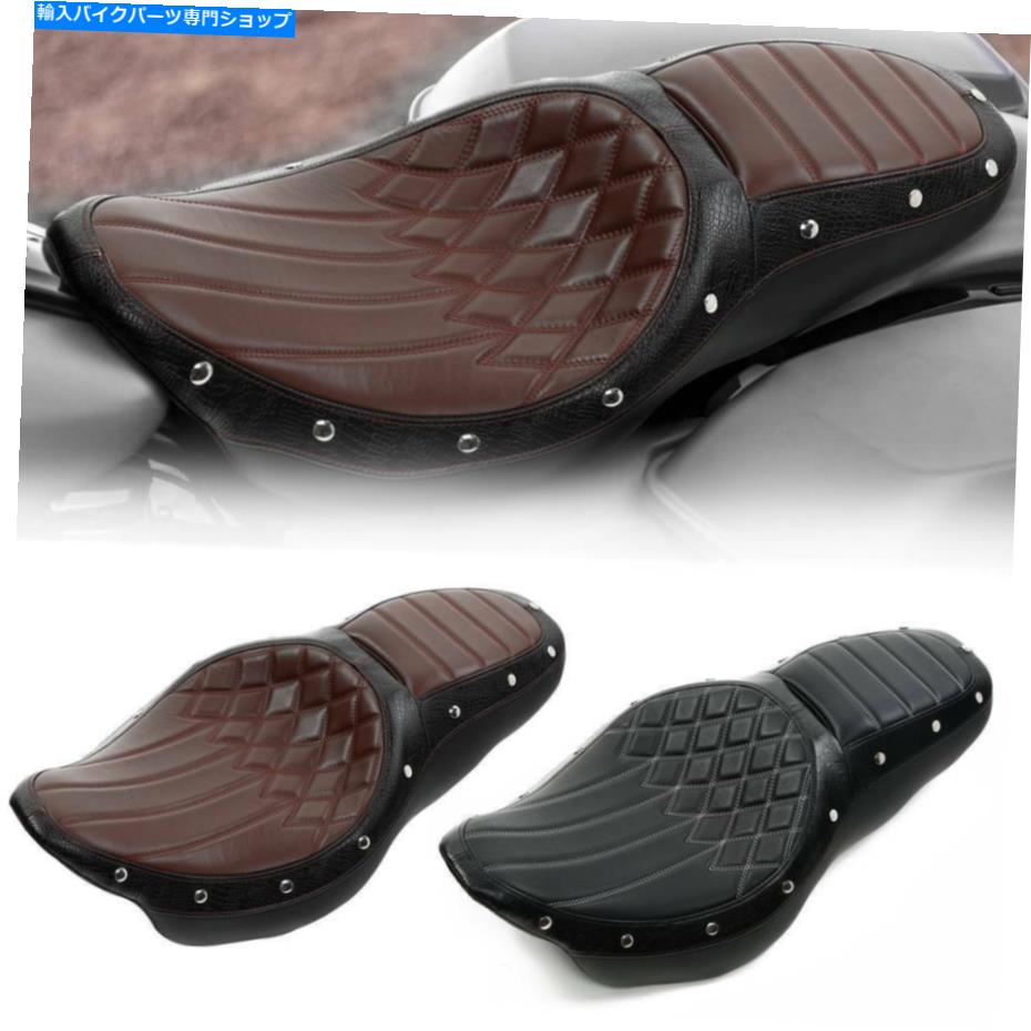 Seats ライダードライバーの助手席ハーレーツーリングストリートロードグライドキング09-upにフィット Rider Driver Passenger Seat Fit For Harley Touring Street Road Glide King 09-Up