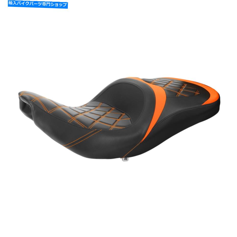 Seats インドの首長のドライバーの助手席はダークホース16-22オレンジステッチに適しています Driver P..