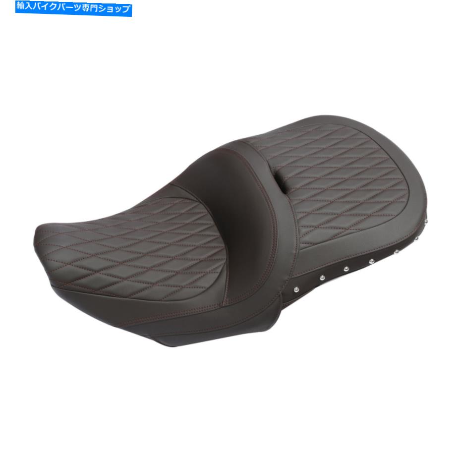 Seats インディアンチーフテンリミテッドに適したドライバーライダーの助手席クッションフィット2017-2022 Driver Rider Passenger Seat Cushion Fit For Indian Chieftain Limited 2017-2022