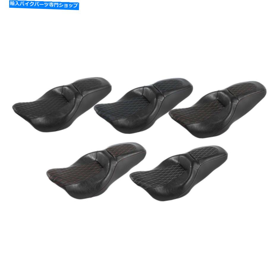 Seats ハーレーエレクトラロードエレクトラグライドにフィットするドライバー助手席クッション09-22 Driver Passenger Seat Cushion Fit For Harley Electra Road Electra Glide 09-22