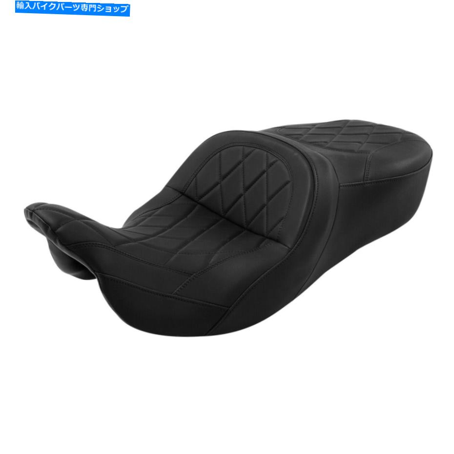 Seats ハーレーツーリンググライド2009-2022に適したドライバーと助手席クッションフィット Driver & Passenger Seat Cushion Fit For Harley Touring Glide 2009-2022
