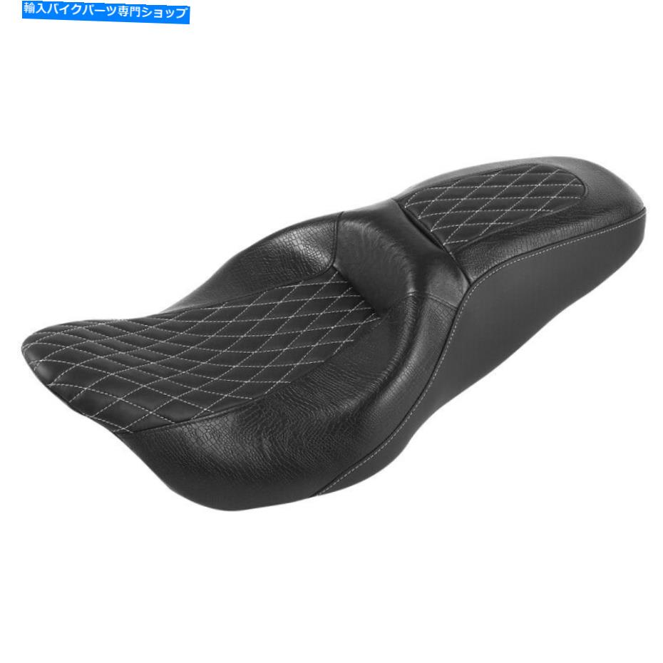 Seats ハーレーツーリングCVOストリートグライド2009-2022 19に適したドライバーと助手席 Driver & Passenger Seat Fit For Harley Touring CVO Street Glide 2009-2022 19
