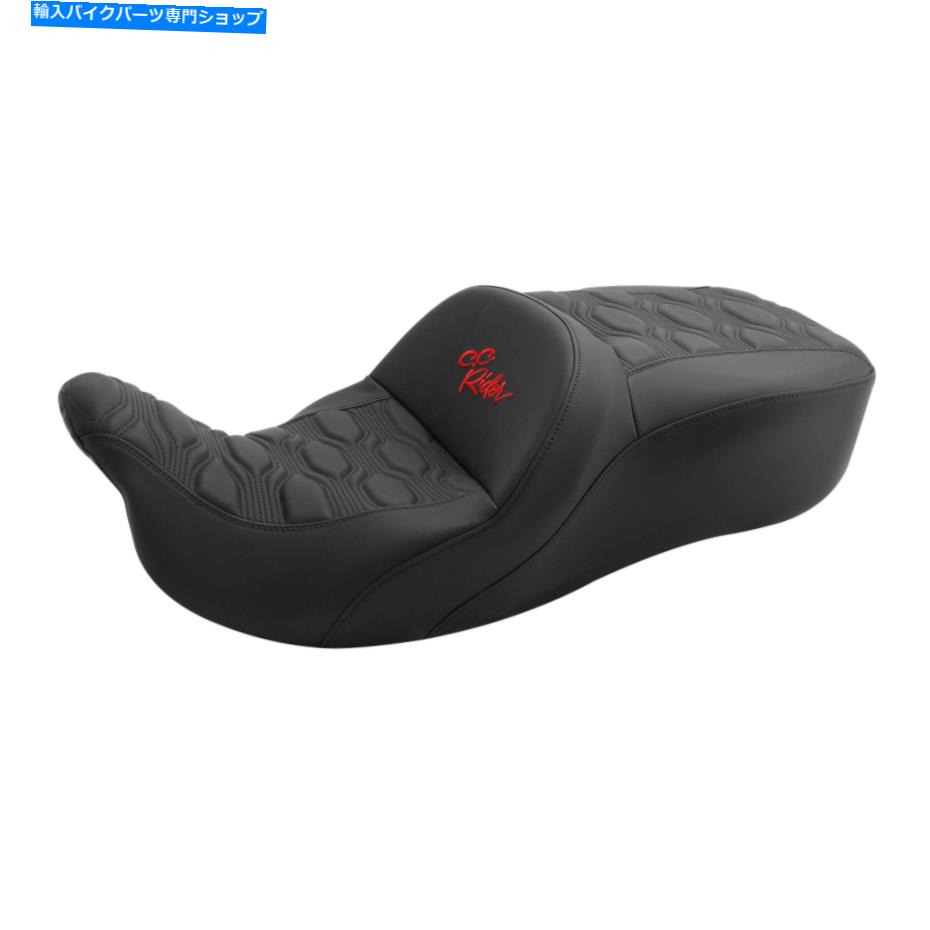 Seats PUドライバーの乗客のピリオンシートハーレーツーリングロードキンググライド09-22 19 PU Driver Passenger Pillion Seat Fit For Harley Touring Road King Glide 09-22 19