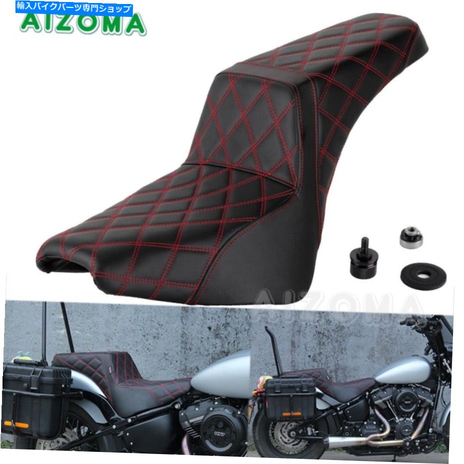 Seats ハーレーソフトアイルストリートの2-upドライバーライダーの乗客BOB FXB DELUXE FLHC FLDE 2-Up Driver Rider Passenger For Harley Softail Street Bob FXBB Deluxe FLHC FLDE