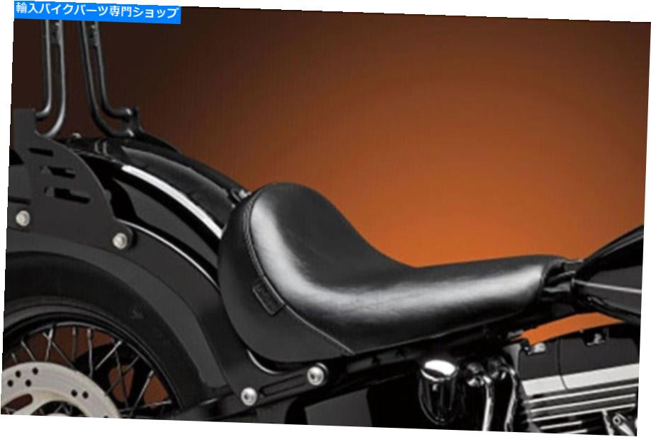 Seats ルペラレペラベアボーンブラックスムースソロシートハーレーソフトアイルスリムブラックライン Le Pera Lepera Bare Bones Black Smooth Solo Seat Harley Softail Slim Blackline