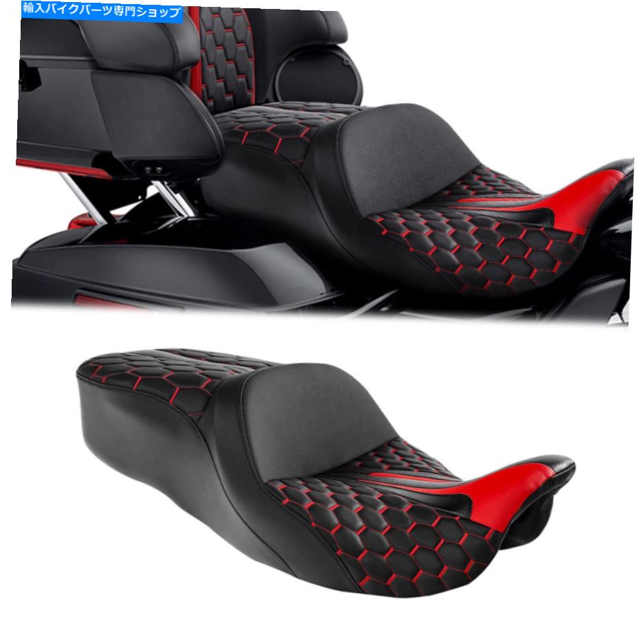 Seats ハーレーツーリングストリートロードグライド2009-2022 18に適したドライバーの助手席 Driver Passenger Seat Fit For Harley Touring Street Road Glide 2009-2022 18