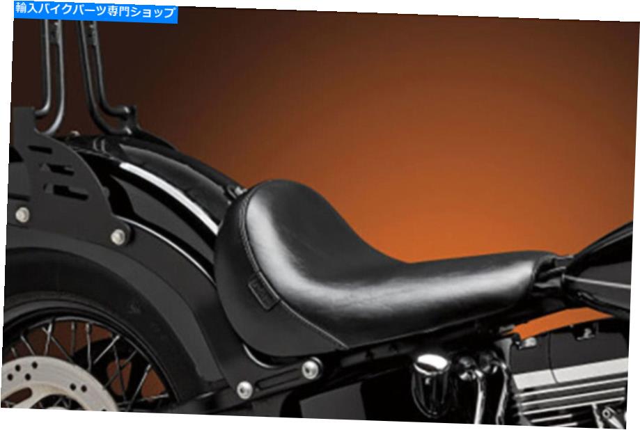 Seats ルペラレペラベアボーンブラックスムースソロシートハーレーソフトアイルスリムブラックライン Le Pera Lepera Bare Bones Black Smooth Solo Seat Harley Softail Slim Blackline