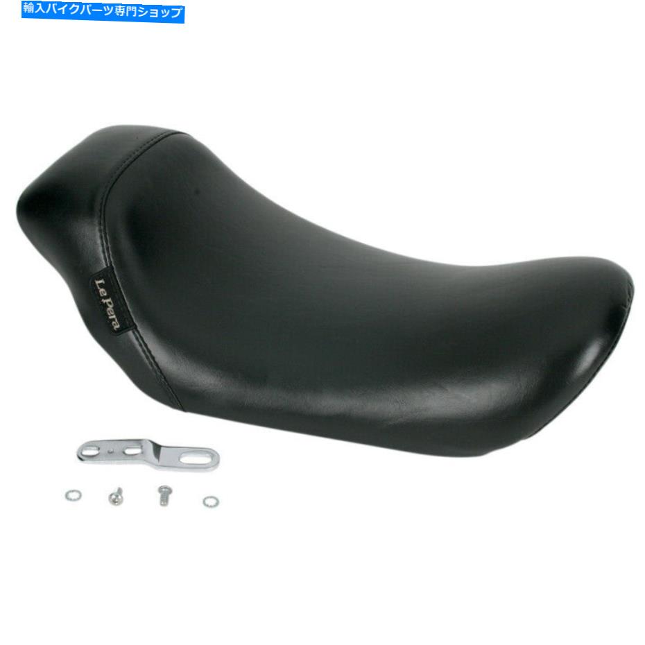 Seats le pera lf-001滑らかなビニールベアボーンハーレー用ソロシート04-05 dyna fxd Le Pera LF-001 Smooth Vinyl Bare Bones Solo Seat for Harley 04-05 Dyna FXD