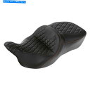 Seats ハーレーツーリングエレクトラグライドにフィットするワンピースライダードライバーの助手席09-22 One Piece Rider Driver Passenger Seat Fit For Harley Touring Electra Glide 09-22