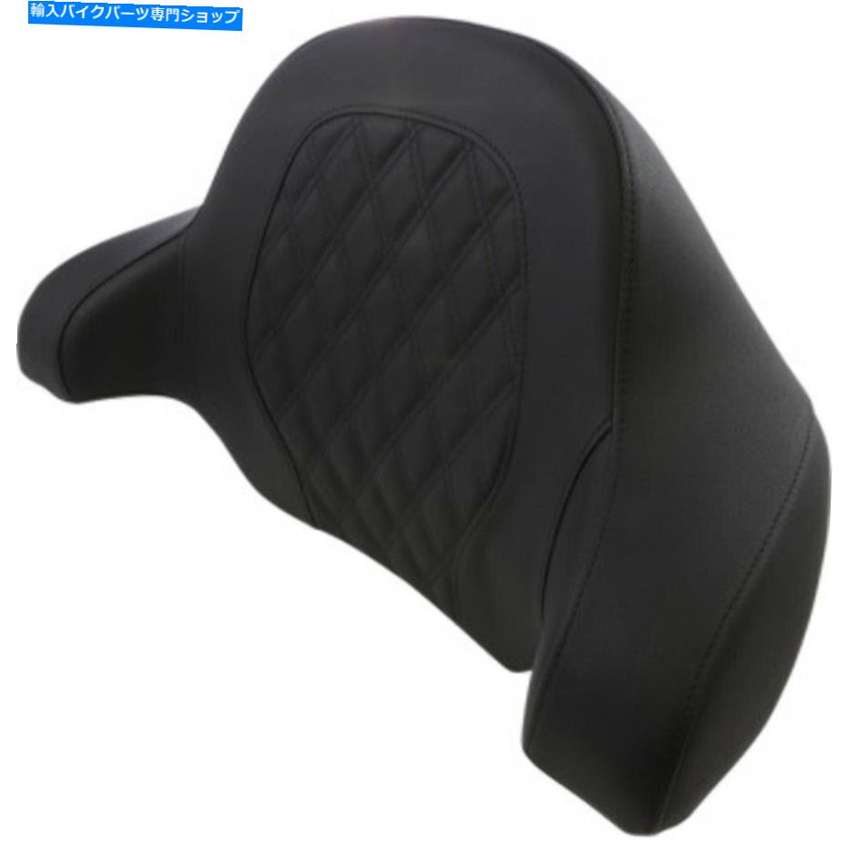 Seats サドルマンブラックステップアップLSシートツアーパックパックバックレストパッドハーレー14+ツーリング Saddlemen Black Step-up LS Seat Tour Pak Pack Backrest Pad Harley 14+ Touring