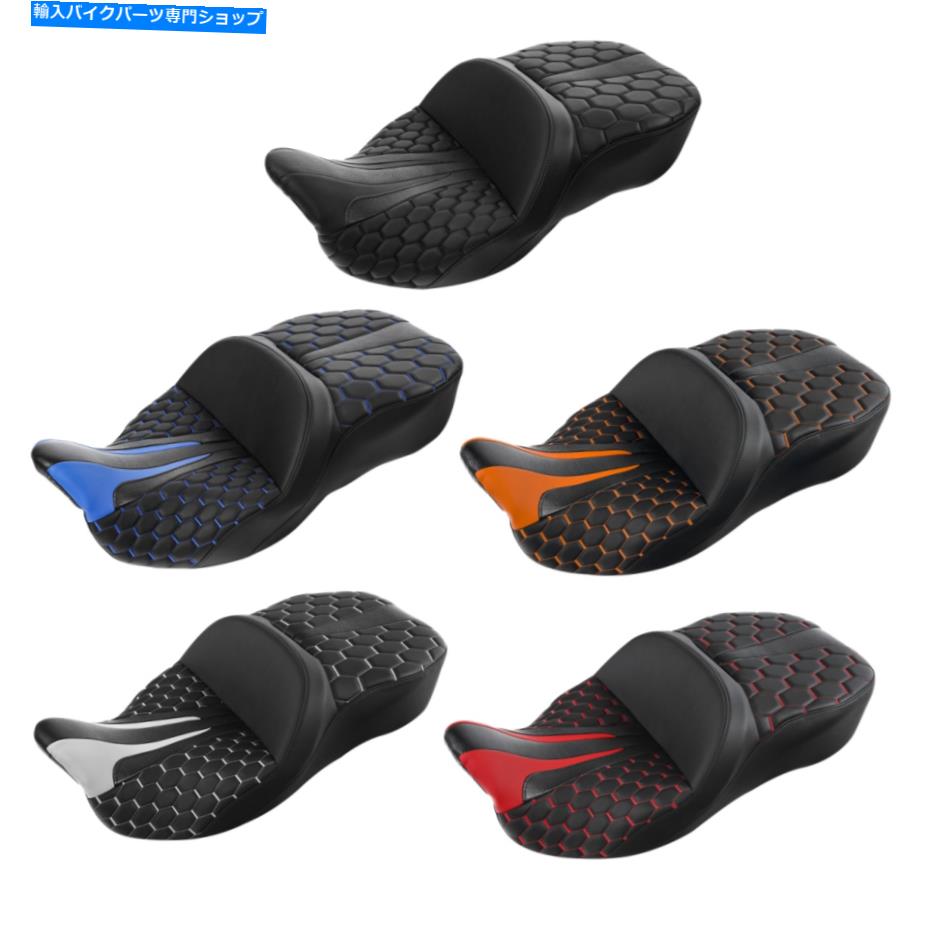 Seats ハーレーツーリングストリートグライドロードキングウルトラリミテッドのドライバー助手席 Driver Passenger Seat For Harley Touring Street Glide Road King Ultra Limited