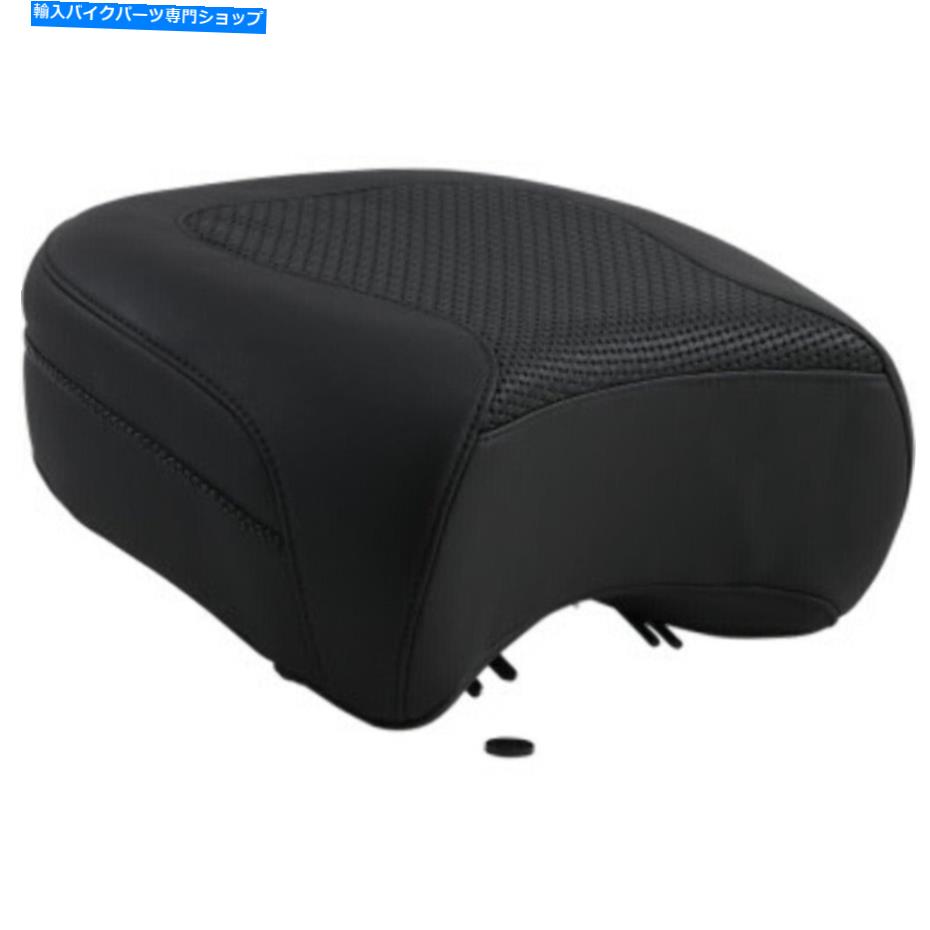 Seats マスタングブラックリアポリスエアライド旅客席テクスチャハーレーツーリング97+ Mustang Black Rear Police Air Ride Passenger Seat Textured Harley Touring 97+