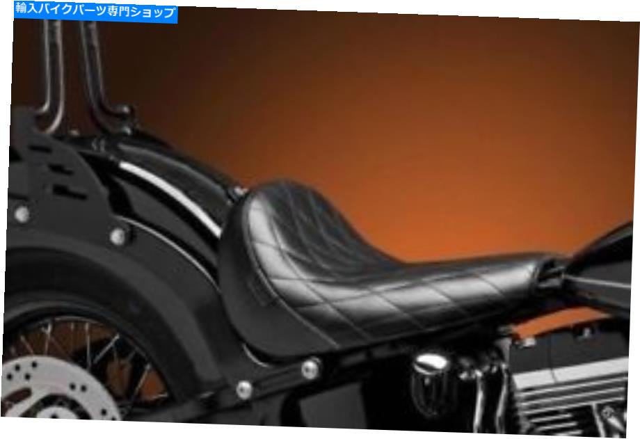 Seats Le Pera Bare Bonesソロシートピリオンパッド-Diamond Vinyl LKS-007PDM 67-4420 Le Pera Bare Bones Solo Seat Pillion Pad - Diamond Vinyl LKS-007PDM 67-4420