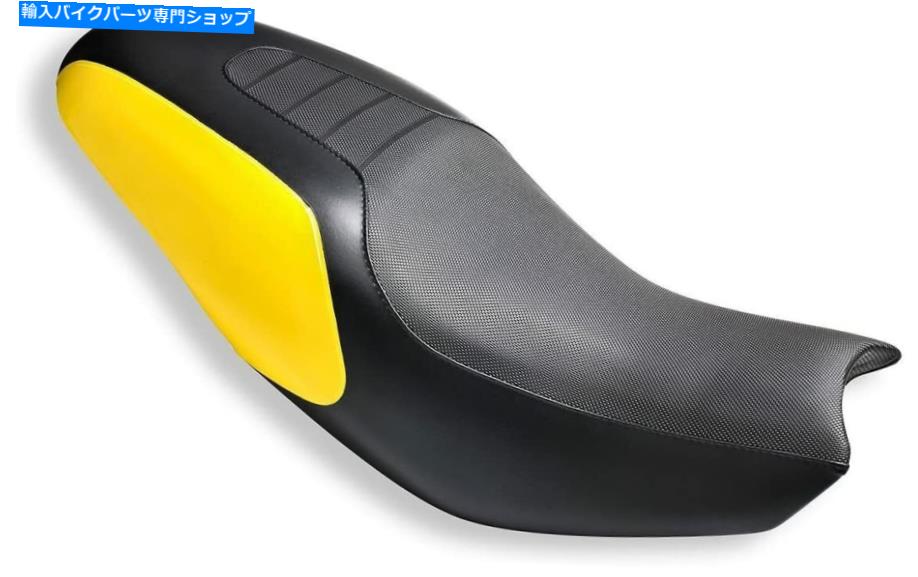 Seats ドゥカティレーシングシートベンチフルスロットルブラックイエロースクランブラー新しい Ducati Racing Seat Bench Full Throttle Black Yellow Scrambler New