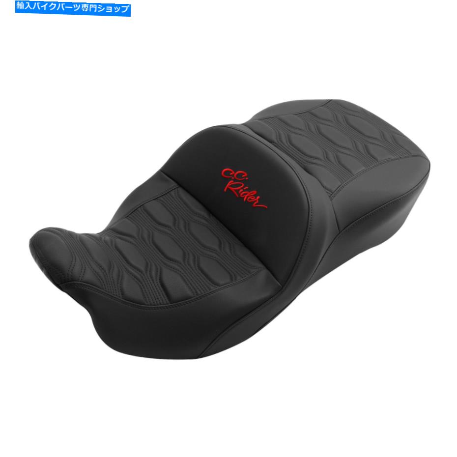 Seats ハーレーツーリングロードストリートグライド2009-2023に適した2つのドライバーの助手席 Two-Up Driver Passenger Seat Fit For Harley Touring Road Street Glide 2009-2023