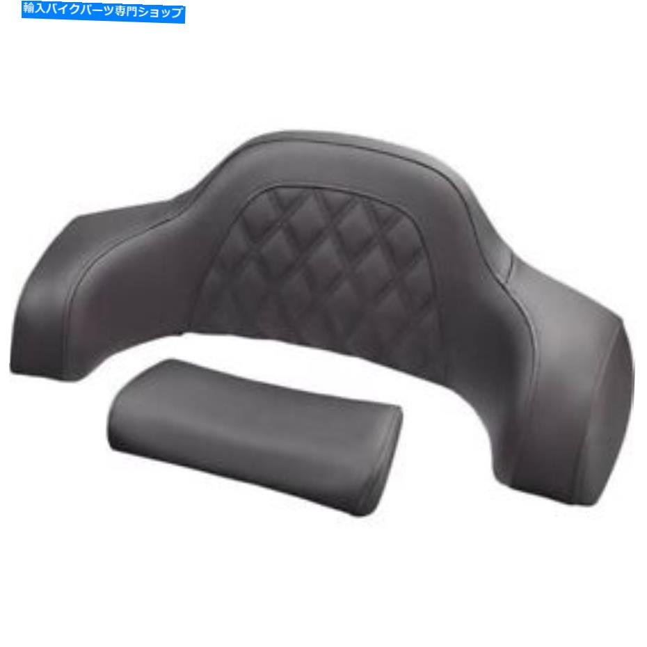 Seats SADDLEMEN ROADSOFA LATTICE STITCH PASSENGER BACKREST/TRUNK PAD-I14-07-TPACK-LS Saddlemen Roadsofa Lattice Stitch Passenger Backrest/Trunk Pad - I14-07-TPACK-LS