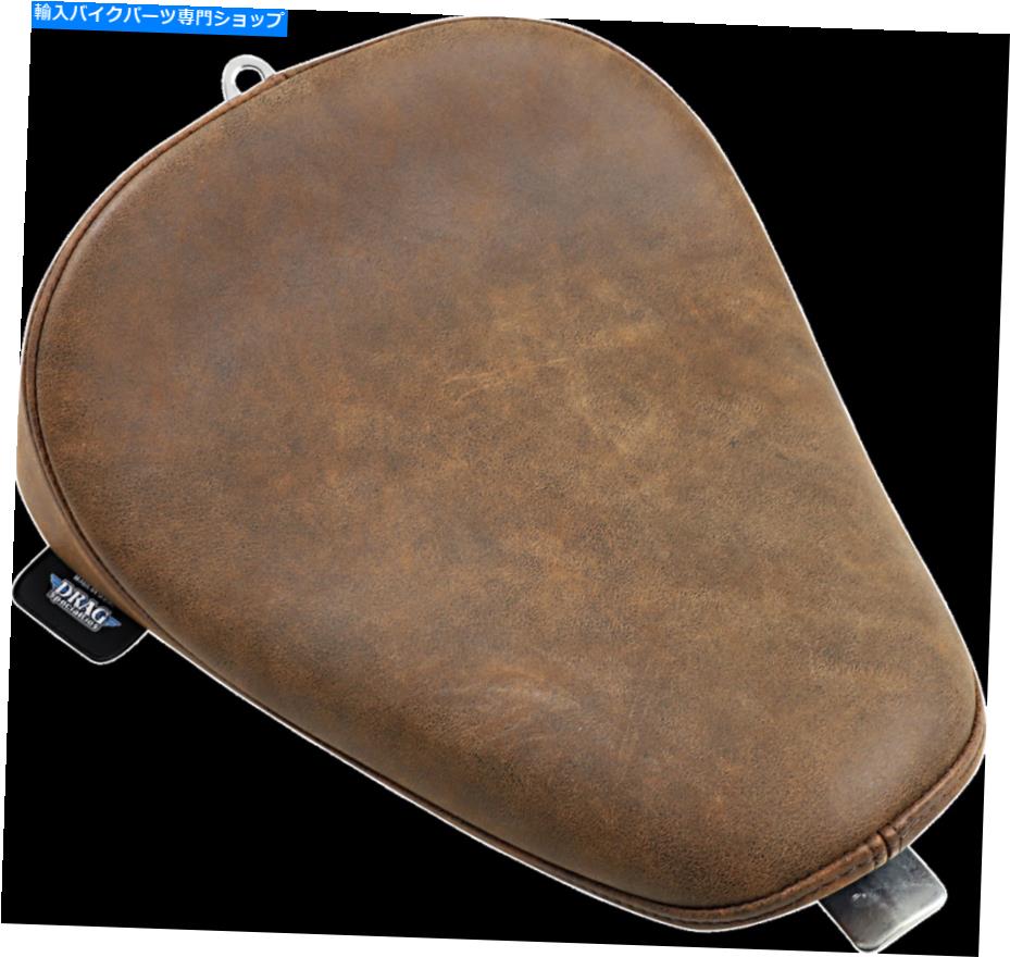 Seats DSブラウンレザーハーレーダビッドソン鉄1200 2018-2020用ブラウンレザースムースボバーソロシート DS Brown Leather Smooth Bobber Solo Seat for Harley-Davidson Iron 1200 2018-2020