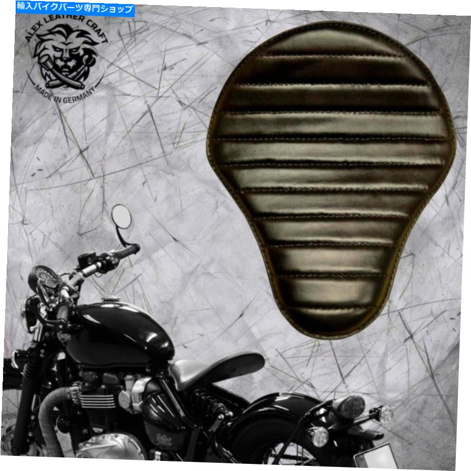 Seats 2016年以来のTriumph Bonneville Bobberソロシート「標準ブラックV1」サイズ Triumph Bonneville Bobber since 2016 solo seat 