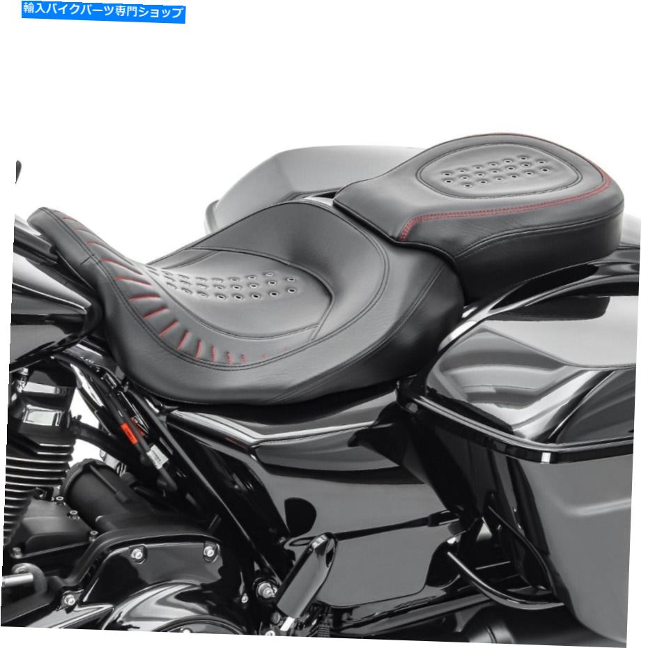 Seats Harley-Davidson Touringの座席09-21ドライバー乗客RVT Seat for Harley-Davidson Touring 09-21 Driver Passenger RVT