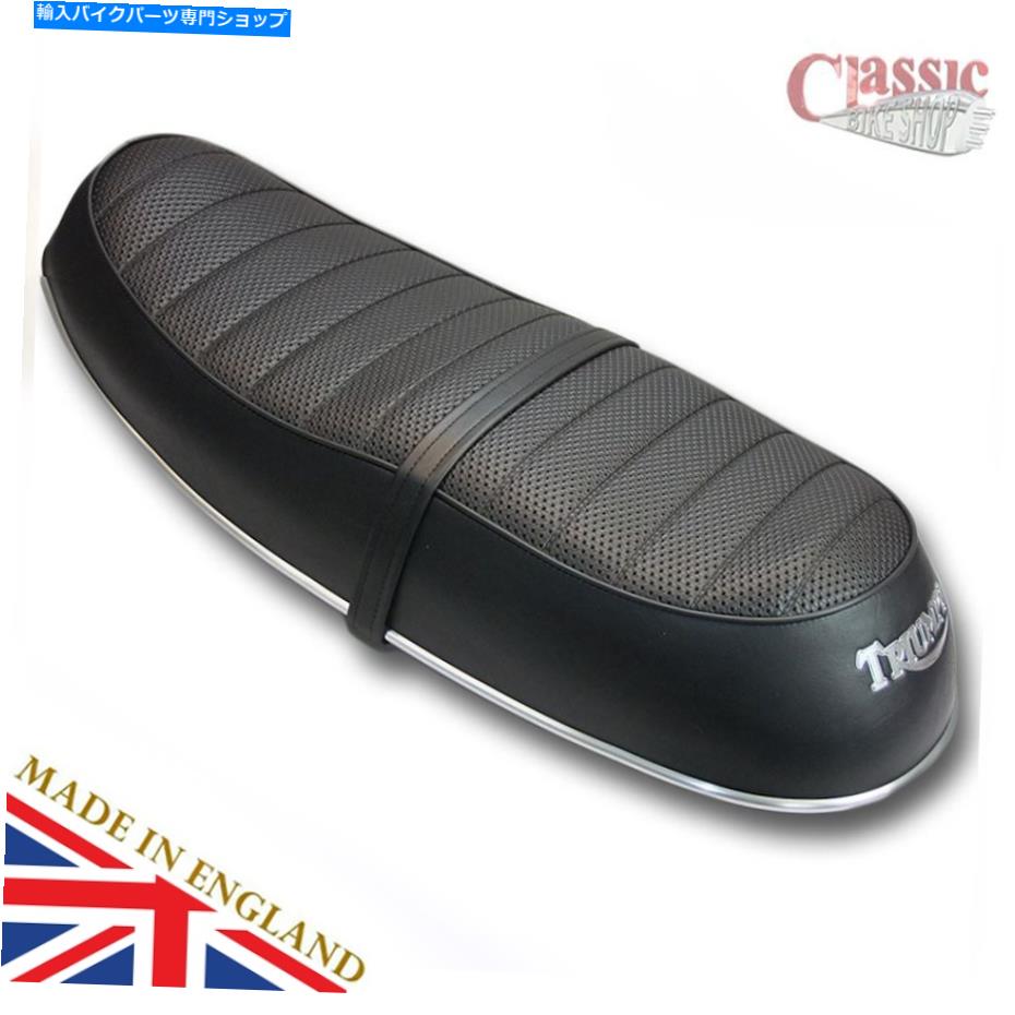 Seats Hinckley Triumph Bonneville Seat Silver Logo Hinckley Triumph Bonneville Seat Silver Logo