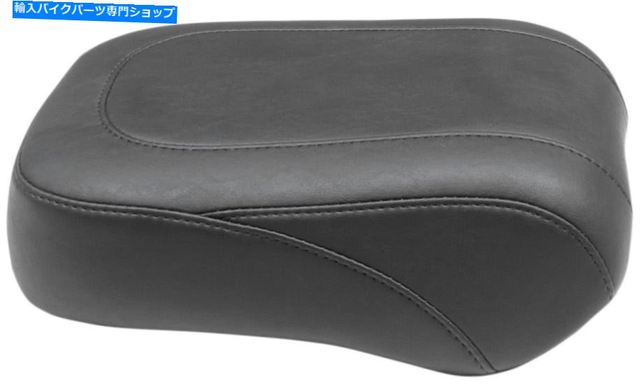 Seats トリッパービニールピリオンパッドブラックフォームマスタング84102の10-20ホンダフューリー Tripper Vinyl Pillion Pad Black Foam Mustang 84102 For 10-20 Honda Fury