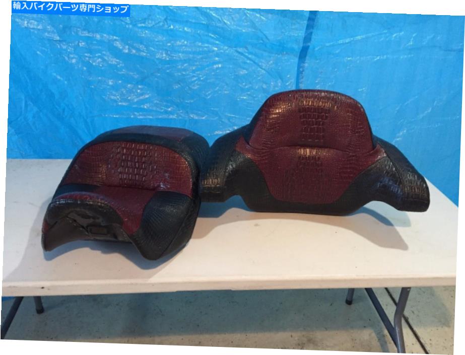 Seats 2014-2020ハーレーデイビッドソンエレクトラグライドウルトラ交換シートカバーキットカスタム 2014-2020 Harley Davidson Electra Glide Ultra Replacement Seat Cover Kit-Custom