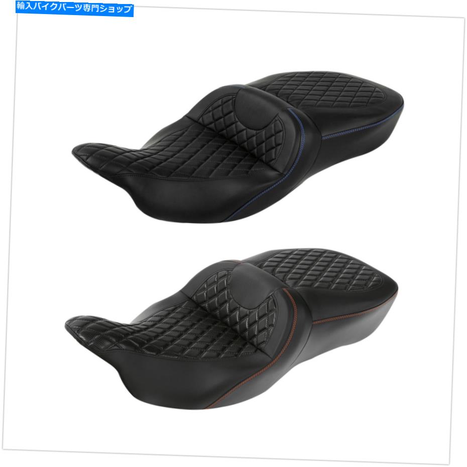 Seats ドライバーライダーの乗客のピリオンシートハーレーエレクトラストリートグライド09-22 20に適しています Driver Rider Passenger Pillion Seat Fit For Harley Electra Street Glide 09-22 20