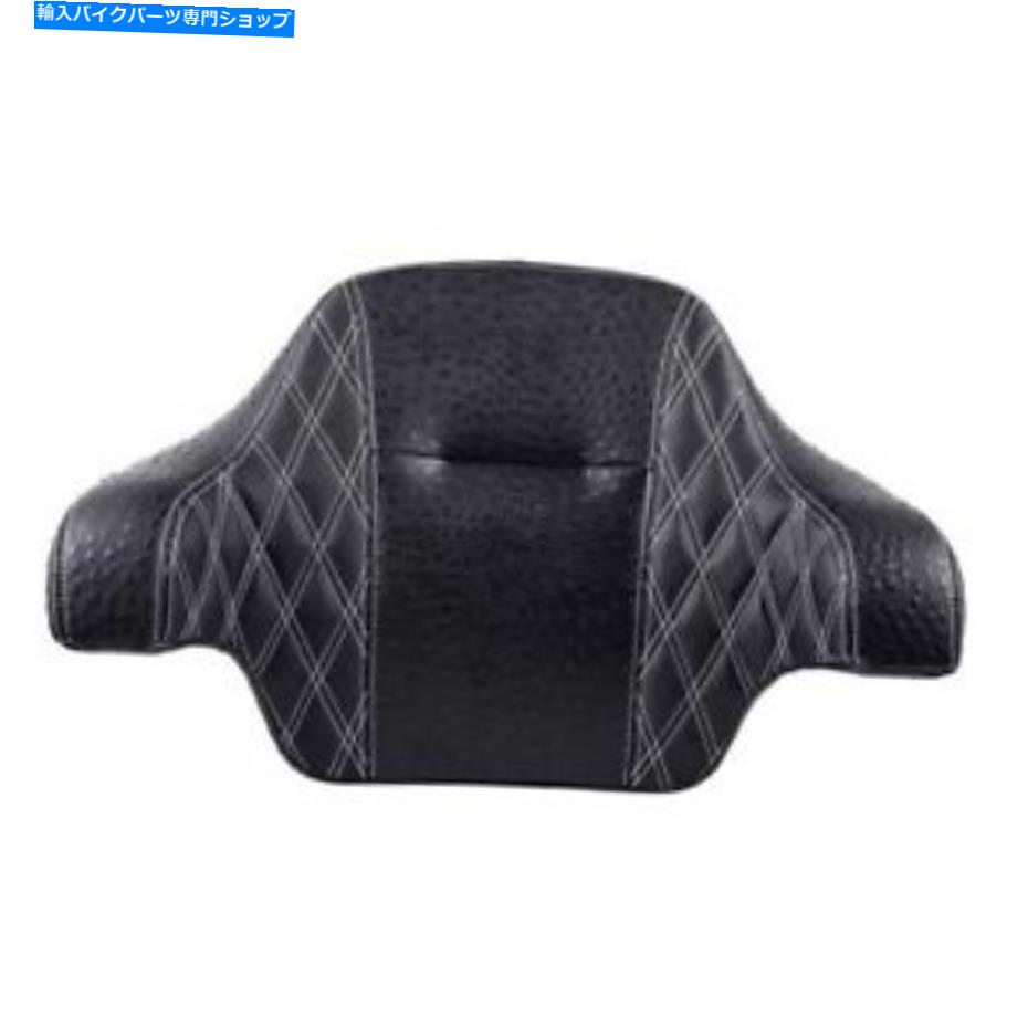 Seats ハーレー14+ツーリング用のベージュカスタムステッチ付きラプターラップアラウンドバックレスト RAPTOR wrap-around backrest with Beige custom Stitching for Harley 14+ Touring