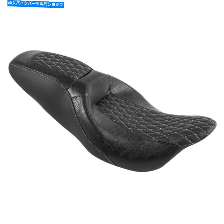 Seats ハーレーツーリングストリートロードエレクトラグライド2009年に適したドライバーの助手席 Driver Passenger Seat Fit For Harley Touring Street Road Electra Glide 2009-Up