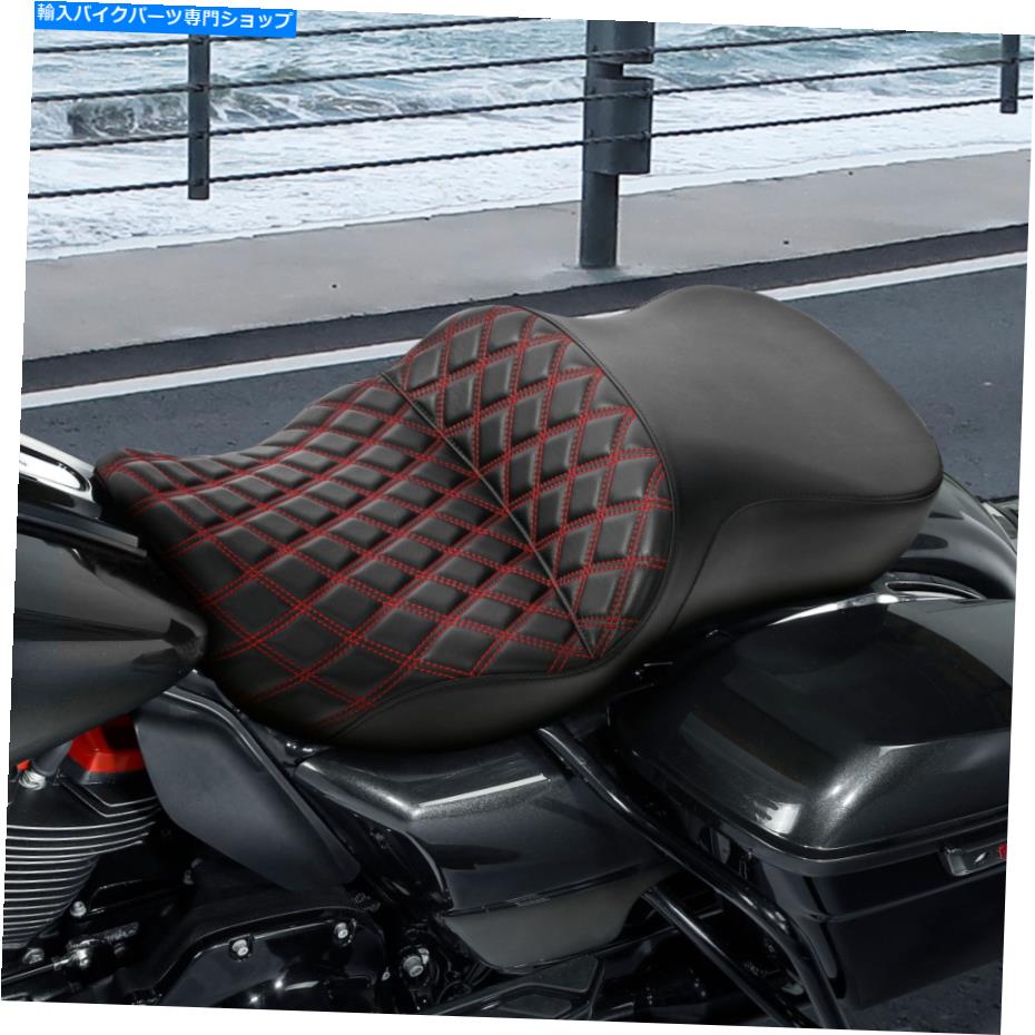 Seats ハーレーツーリングストリートグライドウルトラリミテッド09-22に適したドライバーと助手席 Driver & Passenger Seat Fit For Harley Touring Street Glide Ultra Limited 09-22