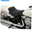 Seats ドラッグスペシャリティスムーズなEZ-ONソロシート-2018-2020ハーレーソフトアイルファットボーイ Drag Specialties Smo...
