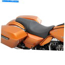 Seats 2008-18 HarleyFLHT FLHRツーリングのドラッグスペシャルズスムーズプレデターシート Drag Specialties Smoot...